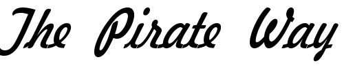 Font : Jott-44-Condensed-Italic 2 Custom Text : The Pirate Way Test your own text here Click to download or to view this font on a tshirt that can be custom printed in Bali